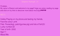 Thumbnail of Eleanor Holroyd's Website